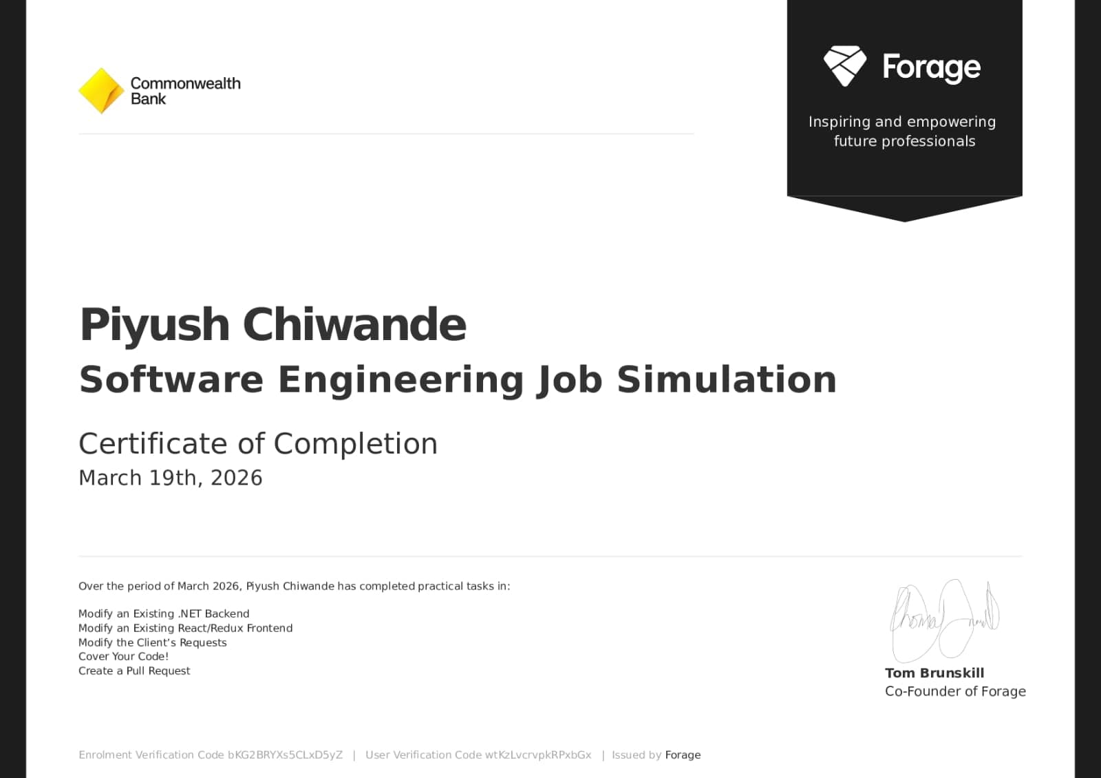 Software Engineering Job Simulation